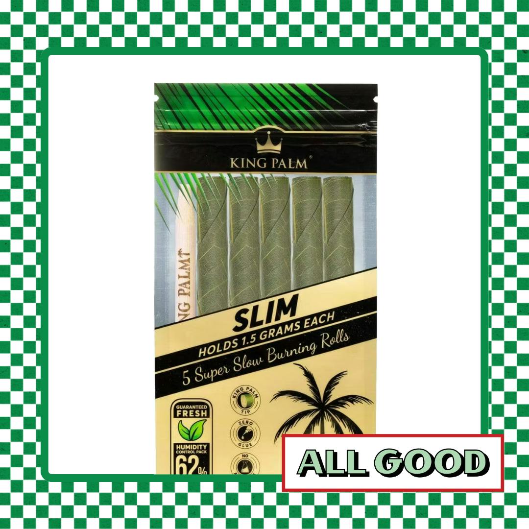 King Palm | Palm Leaf Slim Rolls | 5pk