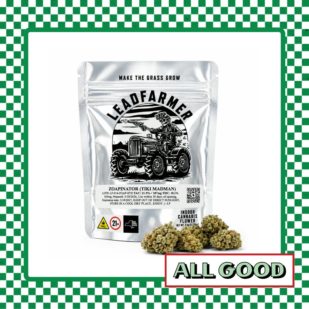 Lead Farmer | Zoapinator | Flower | Hybrid | 3.5g