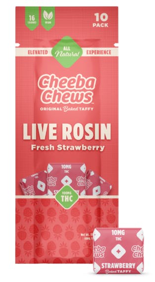 STRAWBERRY TAFFY | 100MG | 10PK LIVE ROSIN