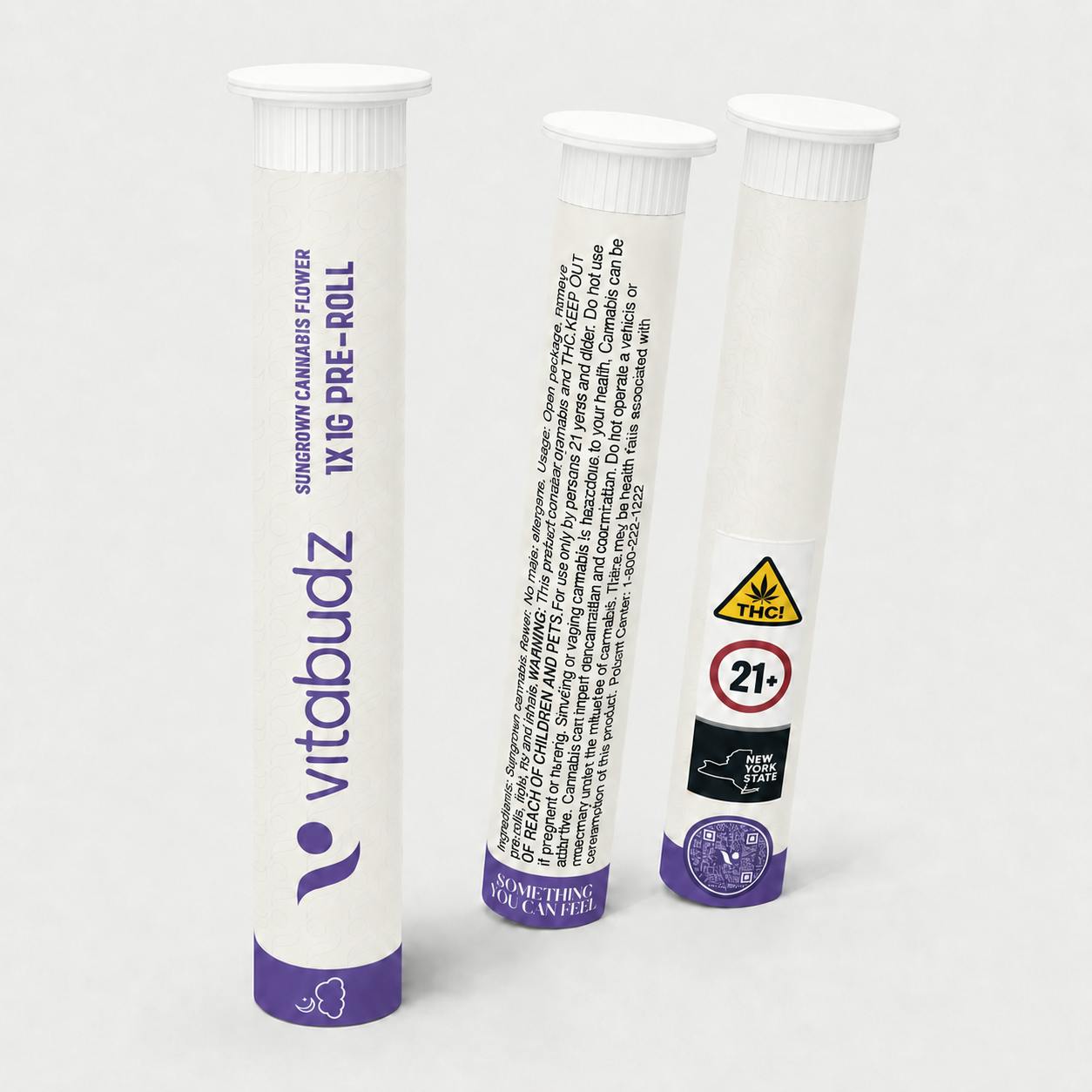 Vitabuds | “REST” Grape Gas | Pre-Roll | Indica | 1g