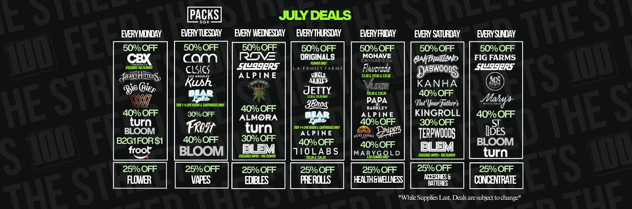 July Discounts