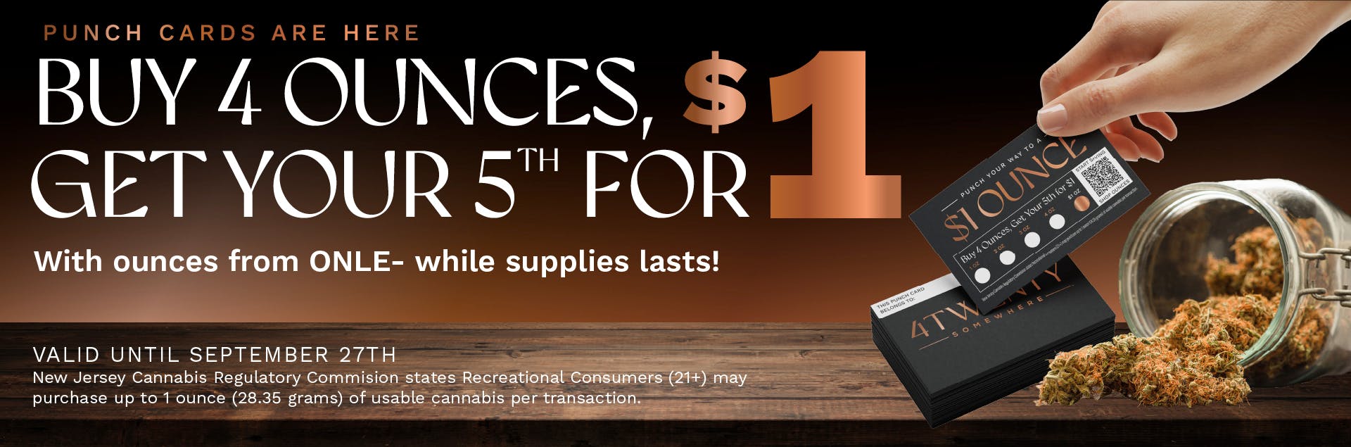 August | Ounce Punch Card