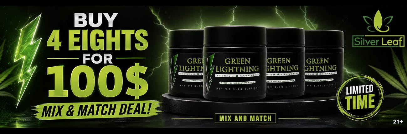 Buy 4 Eights for 100$ Green Lightning! Mix and Mat