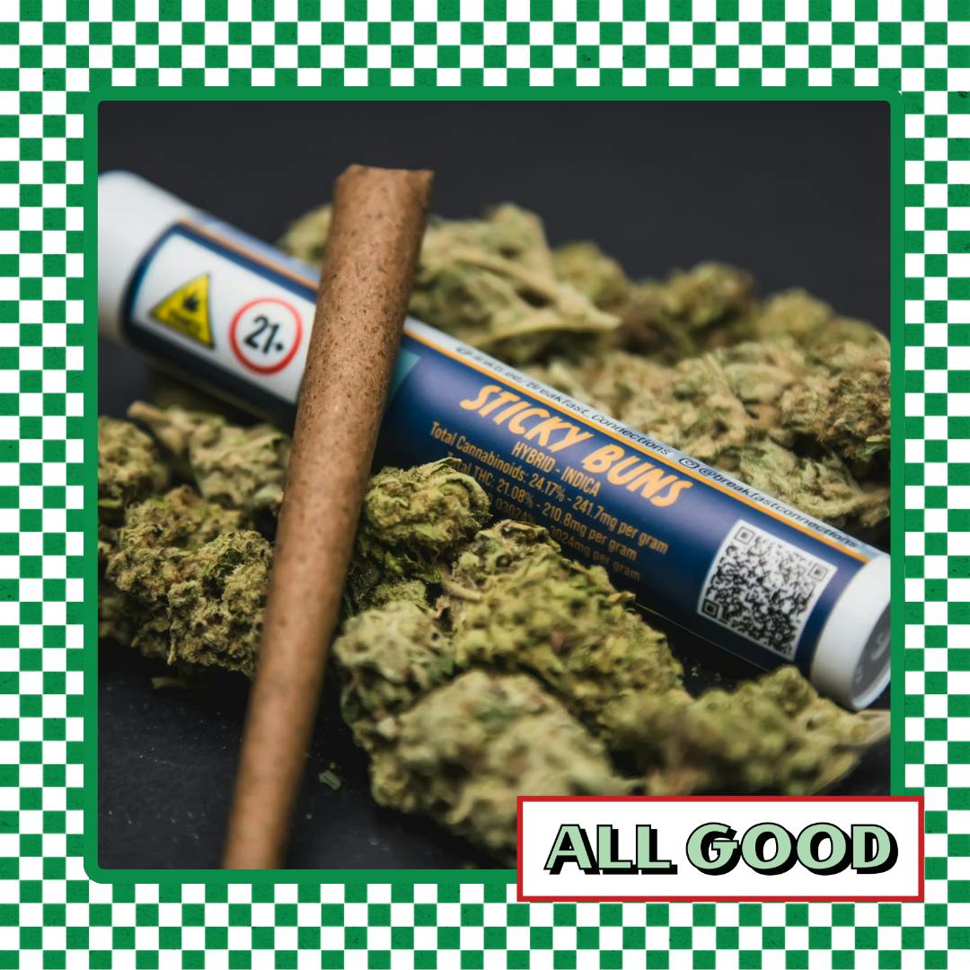 Breakfast Connections | Sticky Buns | Blunt | Indica Hybrid | 1g