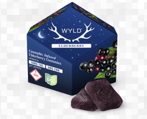 2 1 THC CBN Elderberry Gummies 10ct