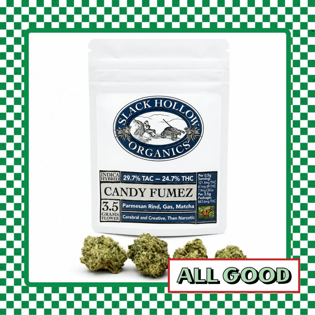 Slack Hollow | Candy Fumez | Flower | IndHyb | 3.5g
