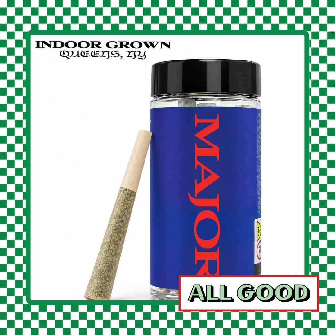 Major | Quarter Water |7 Pack Pre-Roll | Hybrid | 3.5g