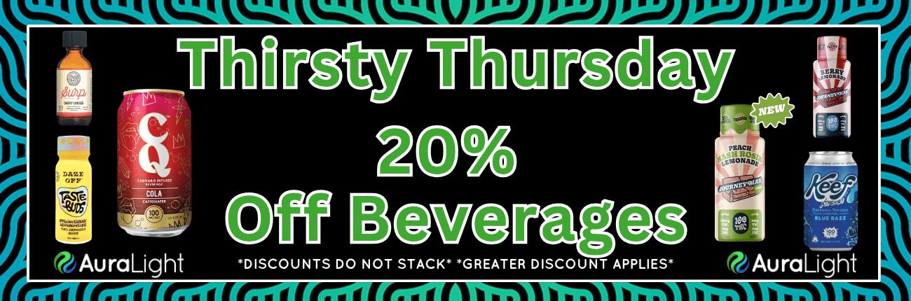 Thirsty Thursday - 20% Off Beverages