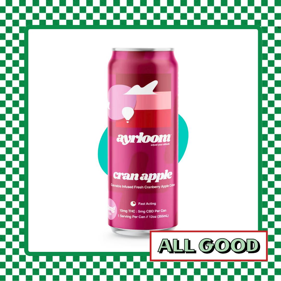 Ayrloom | Cran Apple 2:1 (THC:CBD) Single | 10mg