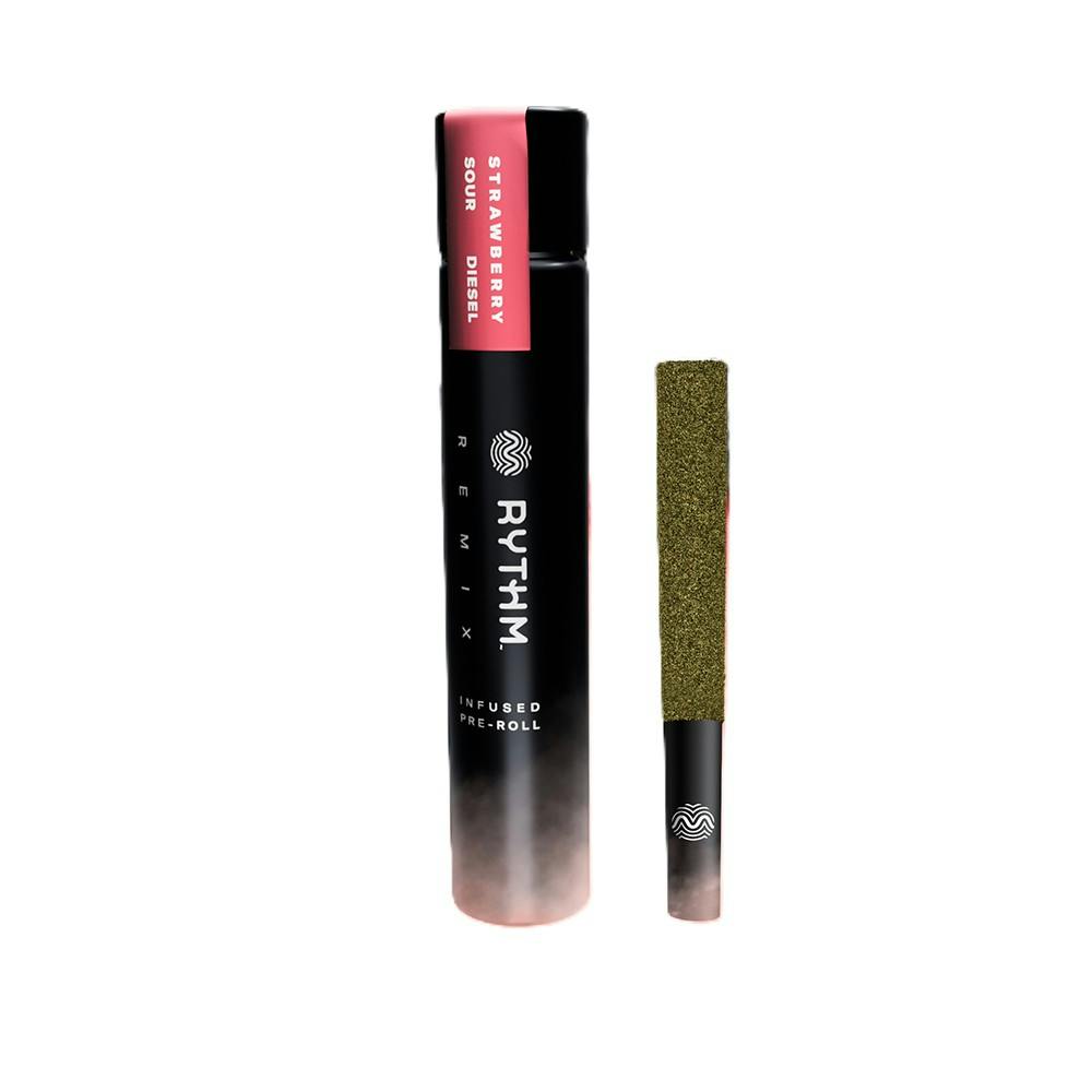 Strawberry Sour Diesel [Infused] Pre-Roll | Single