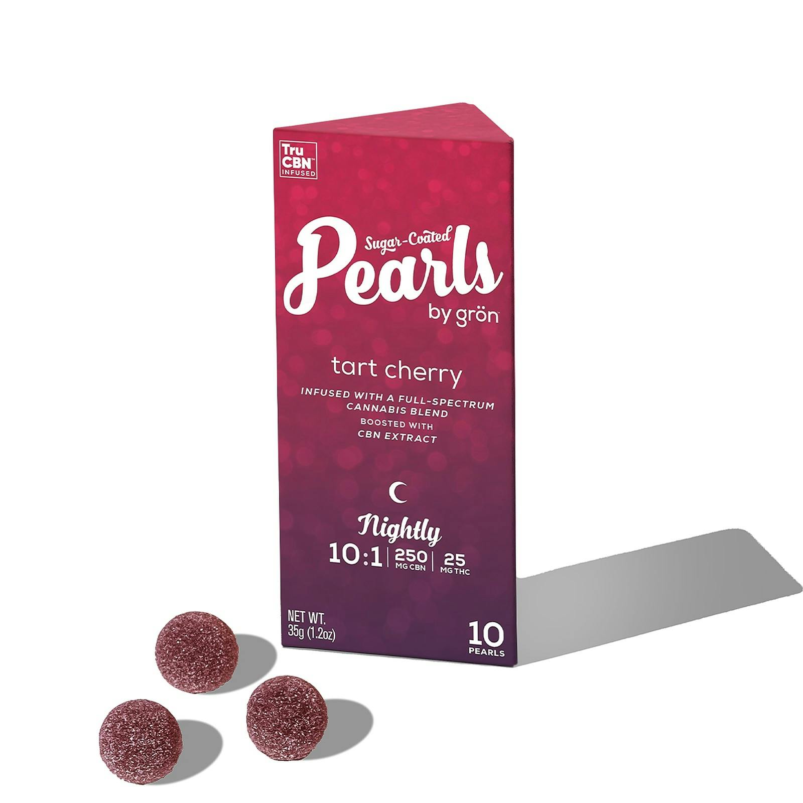 Tart Cherry Pearls | [10]CBN:[1]THC | 10 pack