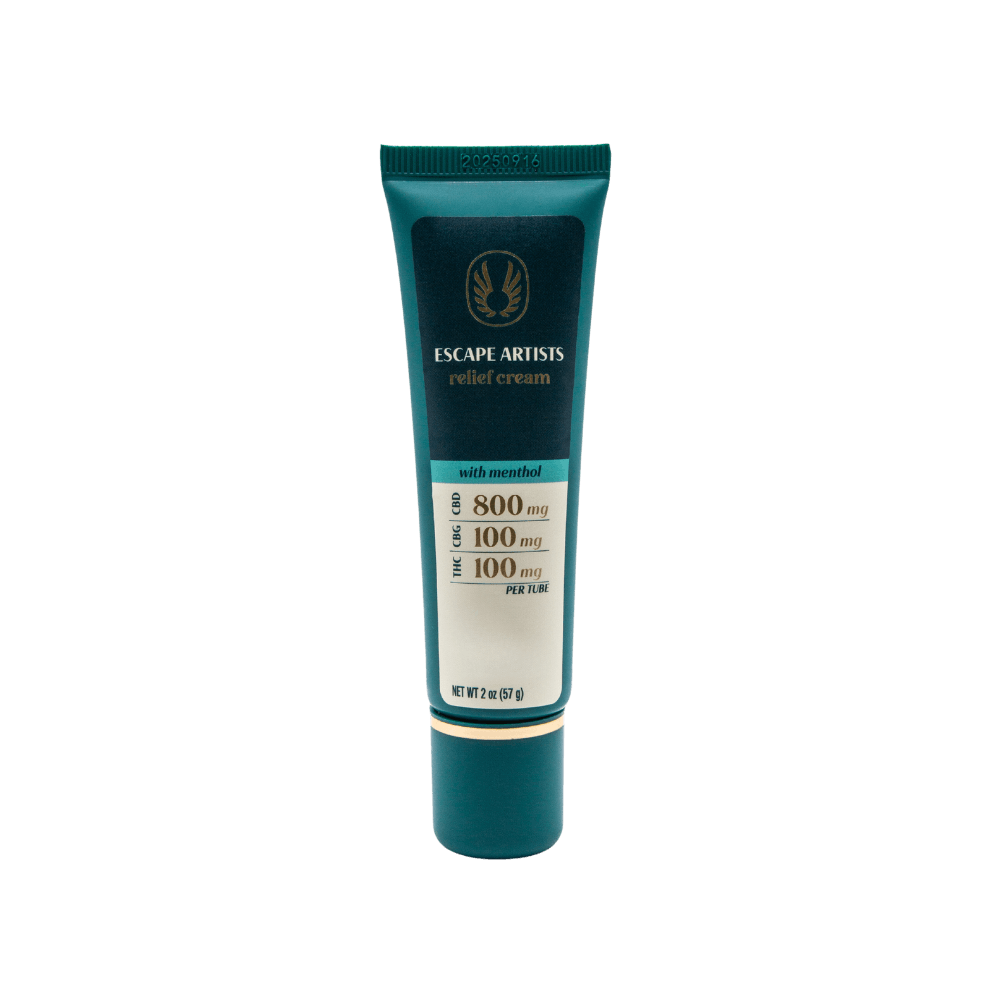 Menthol Relief Cream Tube | [8]CBD:[1]THC:[1]CBG | 2oz