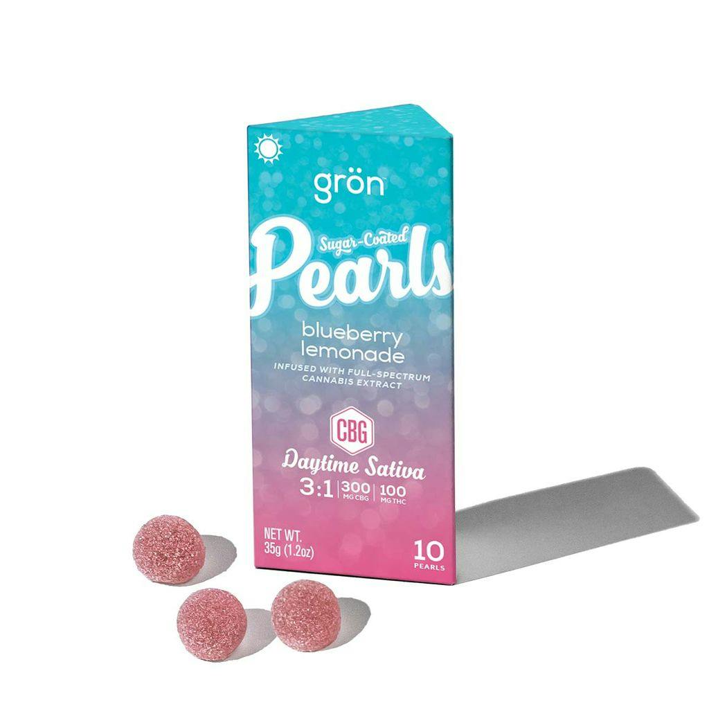 Blueberry Lemonade Pearls | [3]CBG:[1]THC | 10 pack