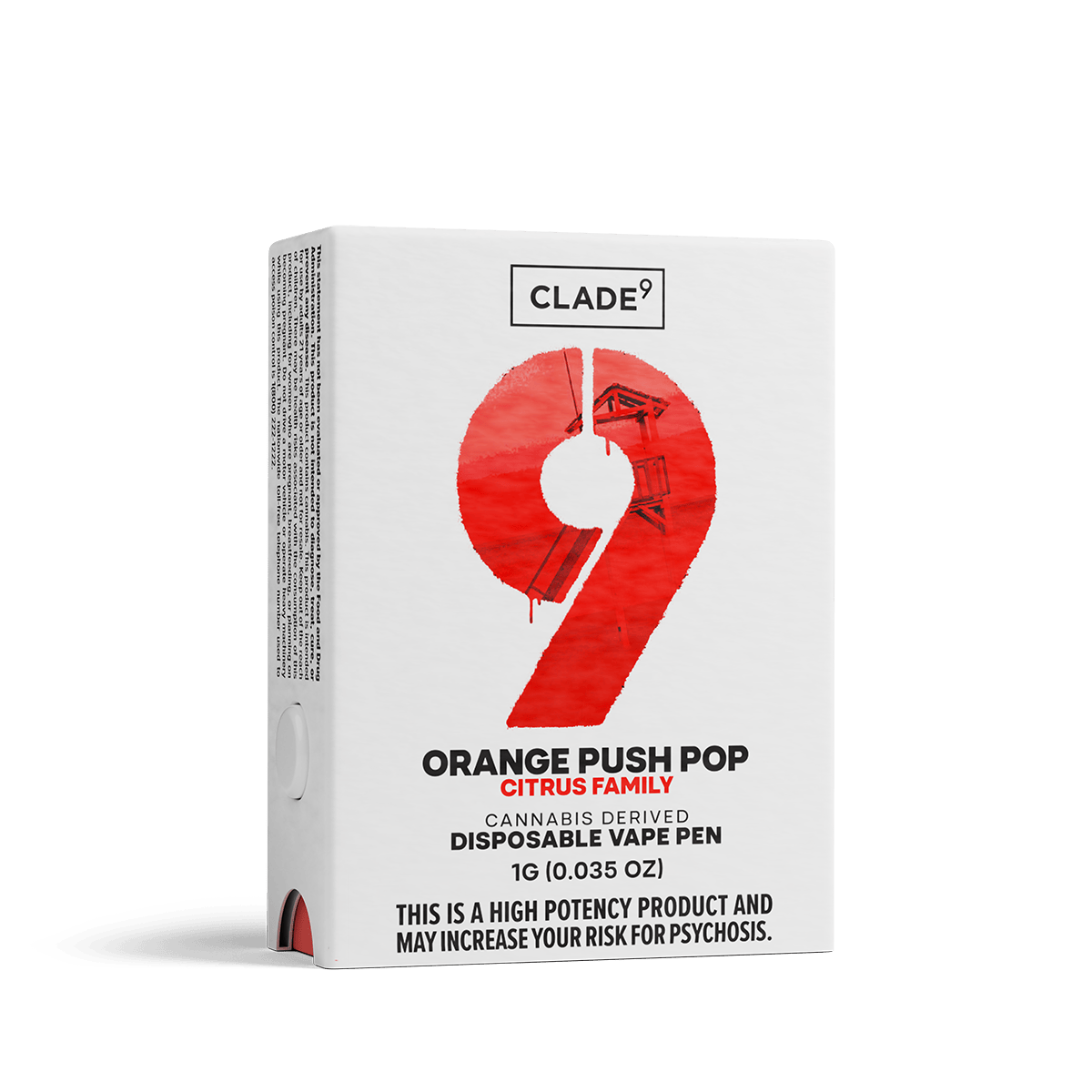 Orange Push Pop [Disposable] | 1000mg