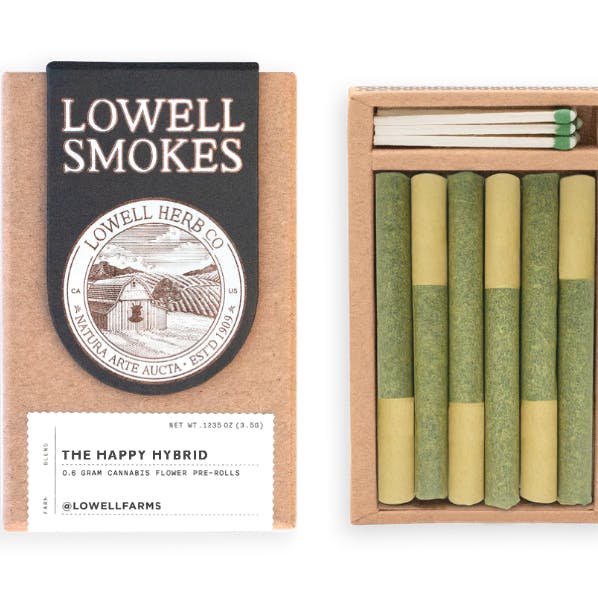 The Happy Hybrid Blend Pre-Rolls | 6 pack