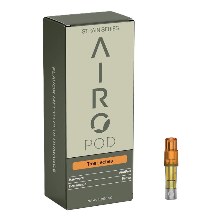 airo vape pods Tres Leches Pod | 1000mg - 1g | Vaporizers | | Blue Oak Dispensary (Rec) SMOKING ACCESSORIES Vuse Blueberry Ice Extra Color:Blossom