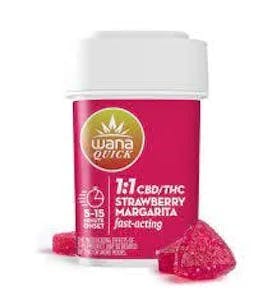 Quick Strawberry Margarita | [1]THC:[1]CBD | 10 pack