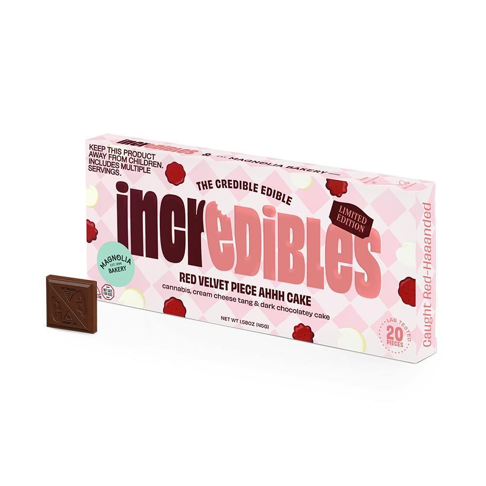 Red Velvet Cake Chocolate Bar | [1]THC:[1]CBD | 100mg
