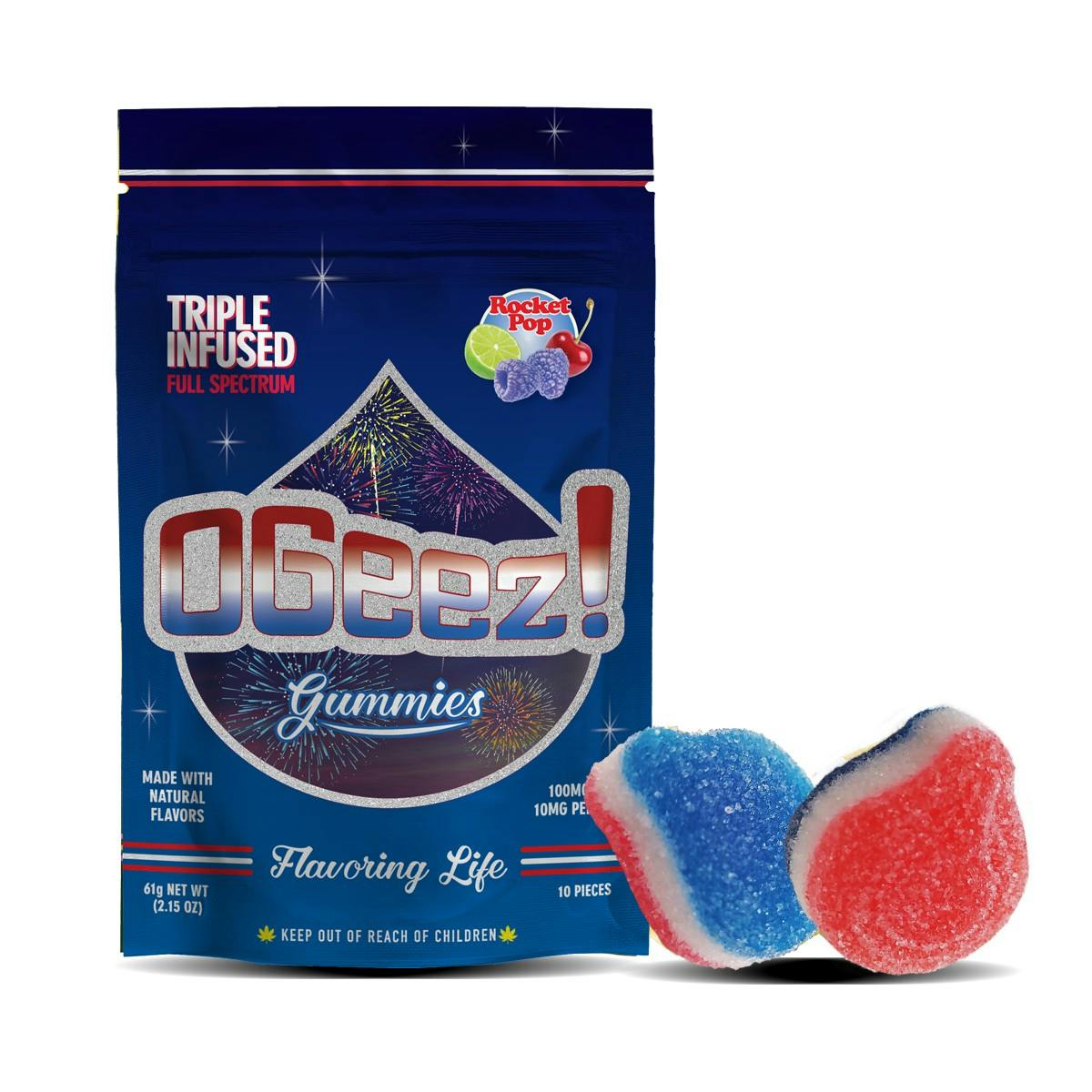 Rocket Pop | Triple-Infused | 10 pack