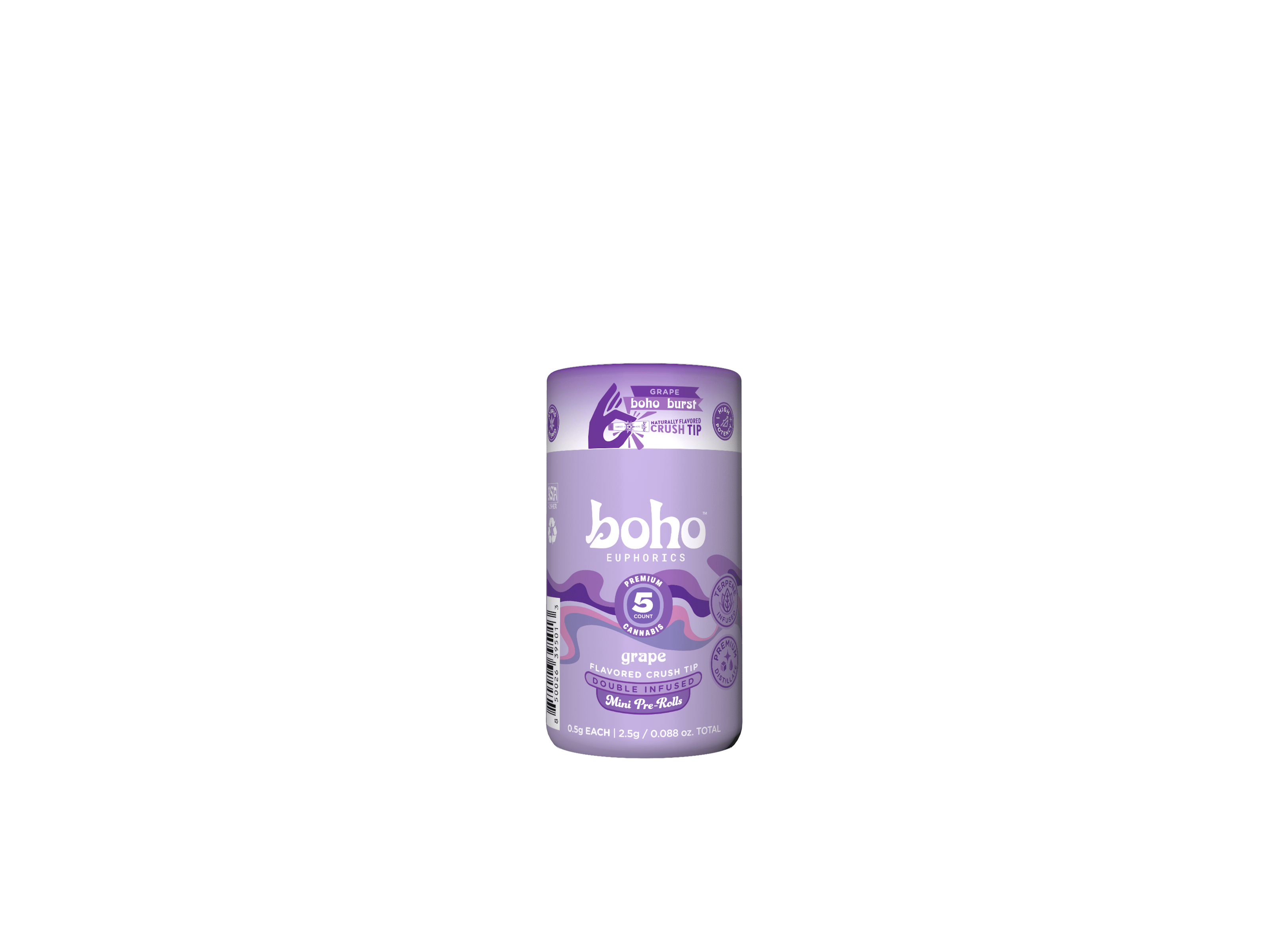 Grape [Infused] Pre-Rolls | 5 pack