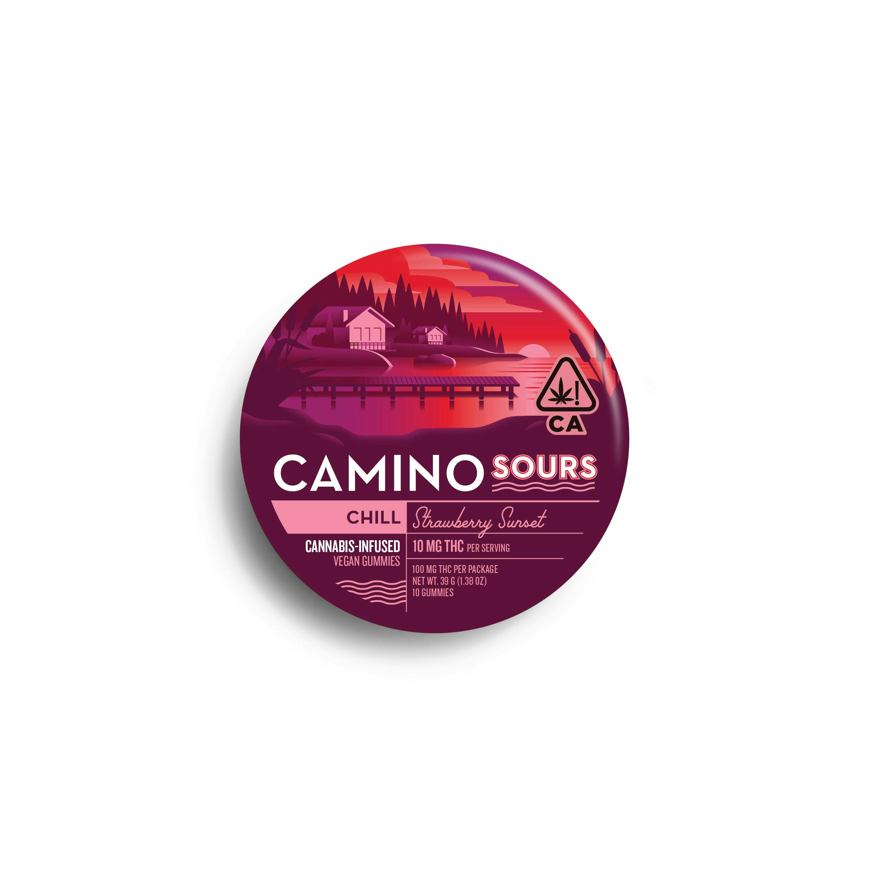 Sour Strawberry Sunset (Chill) | 10 pack