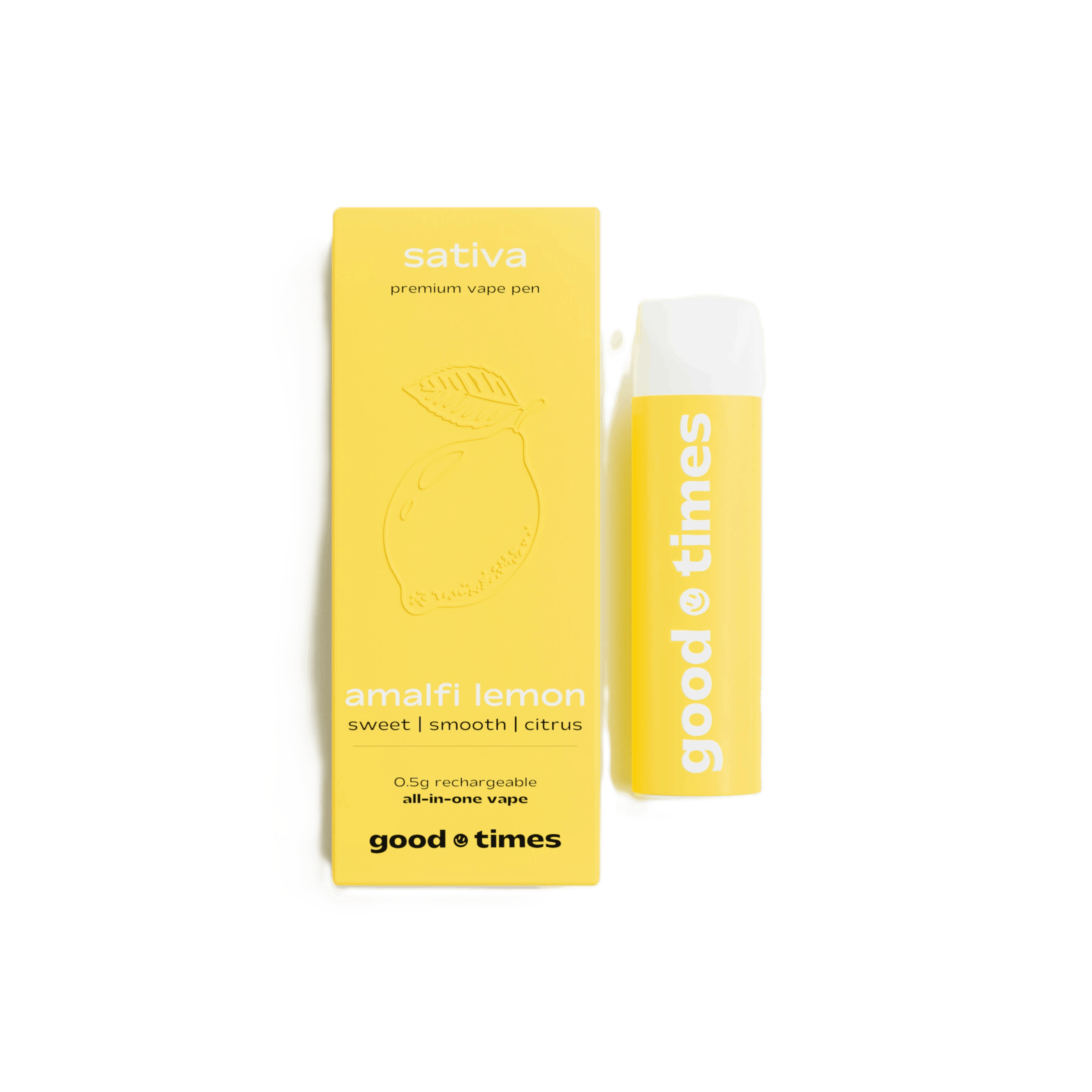 Amalfi Lemon [Dipsosable] | [2]THC:[1]CBD | 500mg