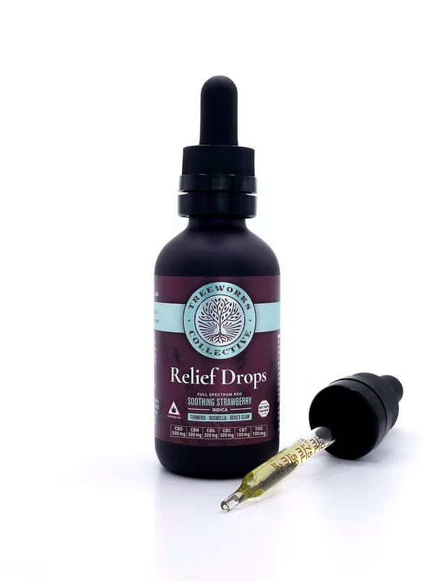 Relief Drops | [5]CBD:[3]CBN:[3]CBG:[1]CBC:[1]CBT:[1]THC | 25mL