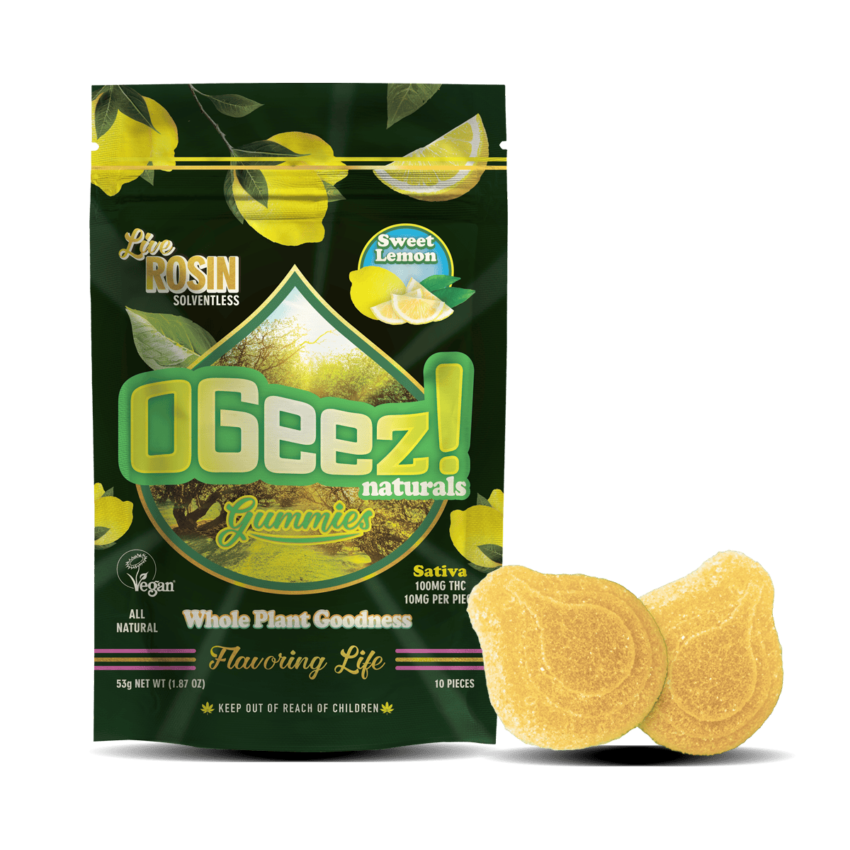 Sweet Lemon | Live Rosin | 10 pack