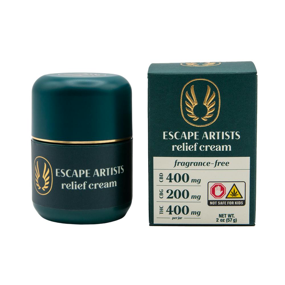 Fragrance-Free Relief Cream | [4]THC:[4]CBD:[2]CBG | 2oz