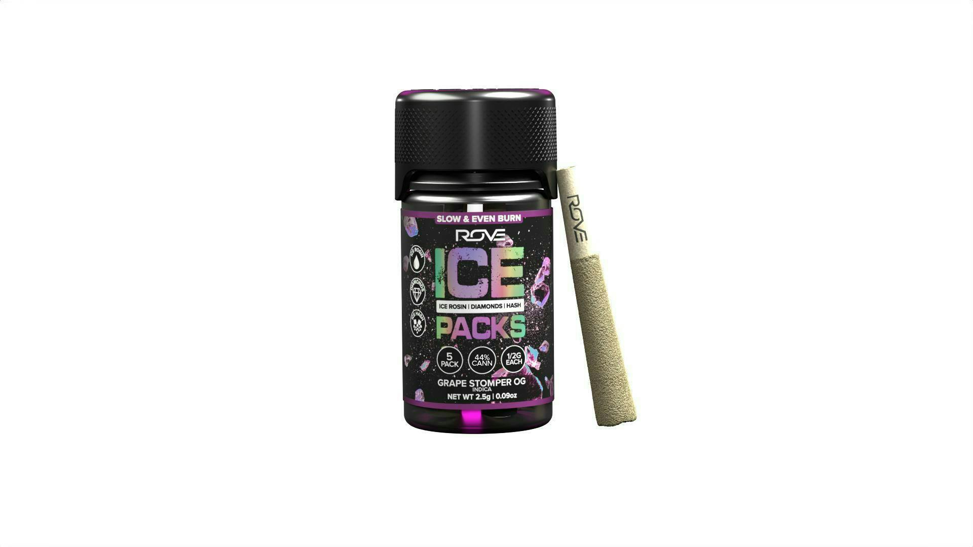 Grape Stomper [Infused] Pre-Rolls | 5 pack