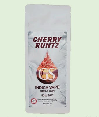 Green Spectrums | Cherry Runtz | AIO | CBD Indica | 1g