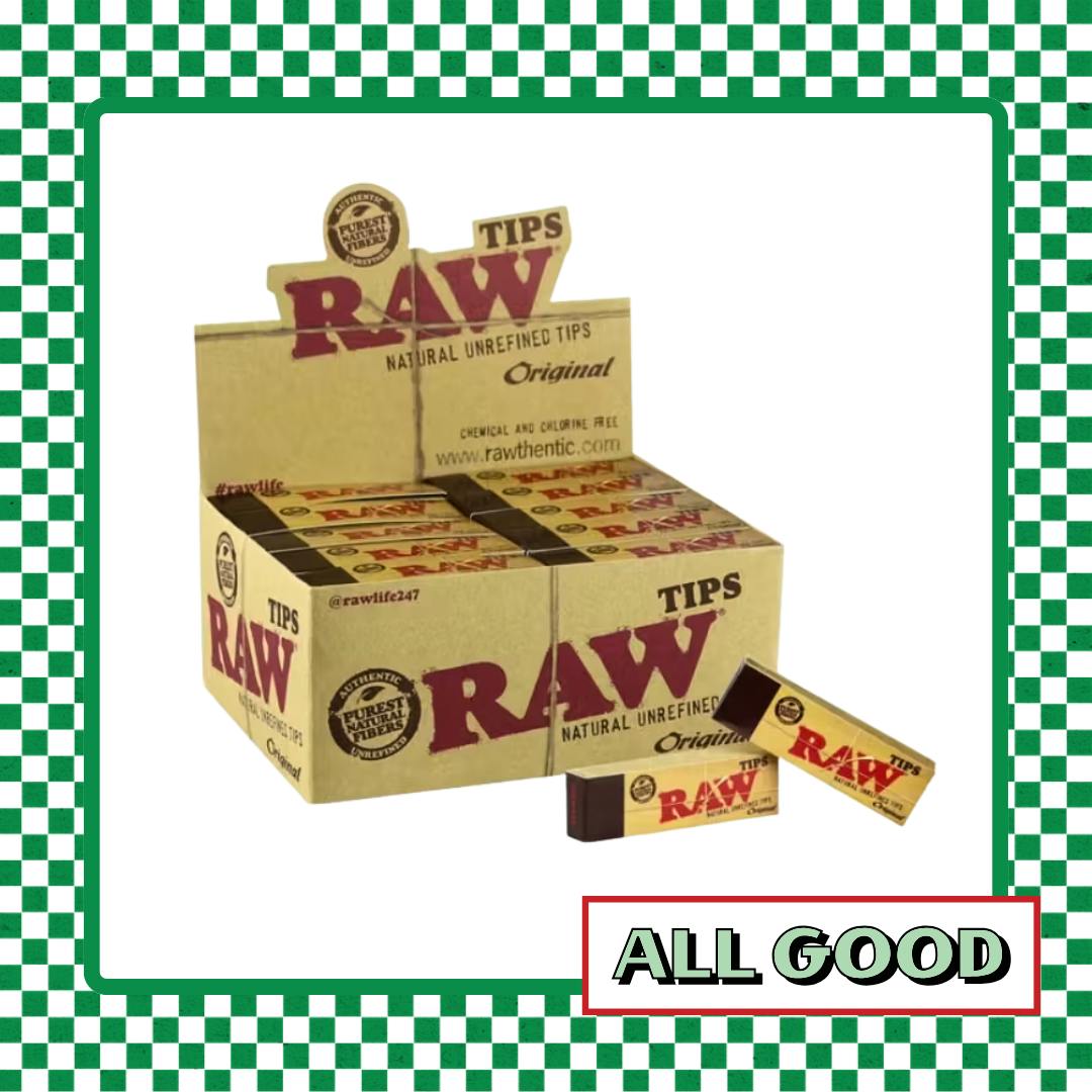 Raw | Flat book Tips | 50 Sheets