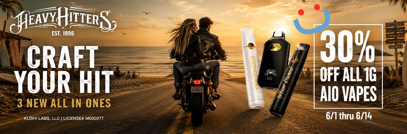 Heavy Hitters AIO Vape Promo 6/1-6/14