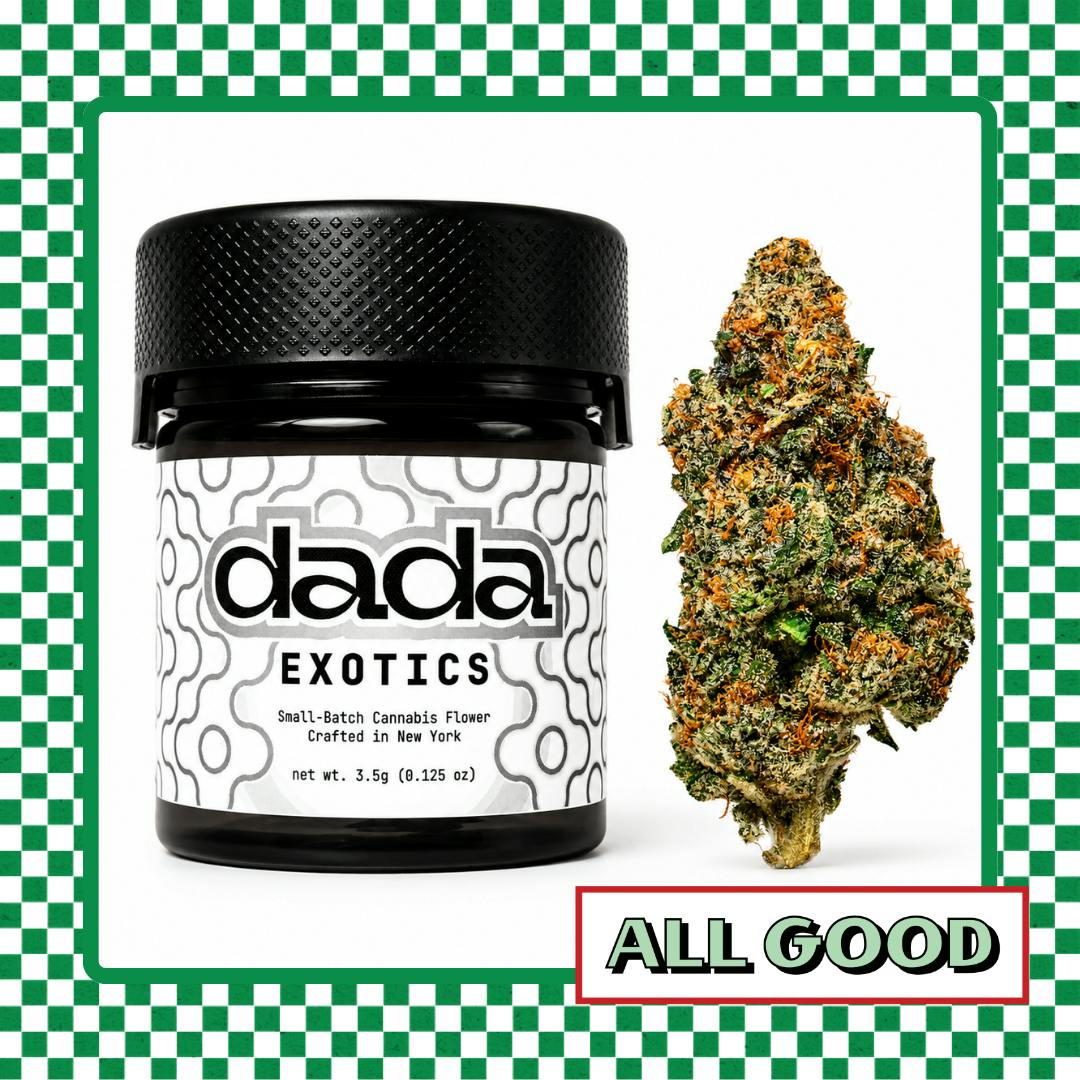 Dada Exotics | Peach Rings | Flower | IndHyb | 3.5g