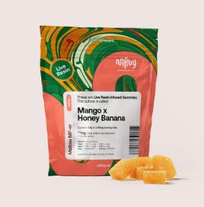 MFNY | Mango x Honey Banana Live Resin Gummies | Resin Gummies | 100mg