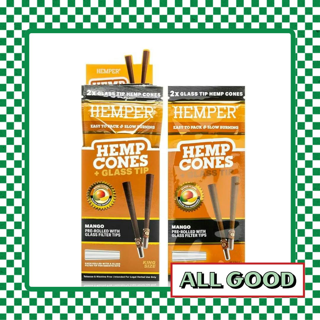 Hemper | Hemp King Cones | Mango | 2pk