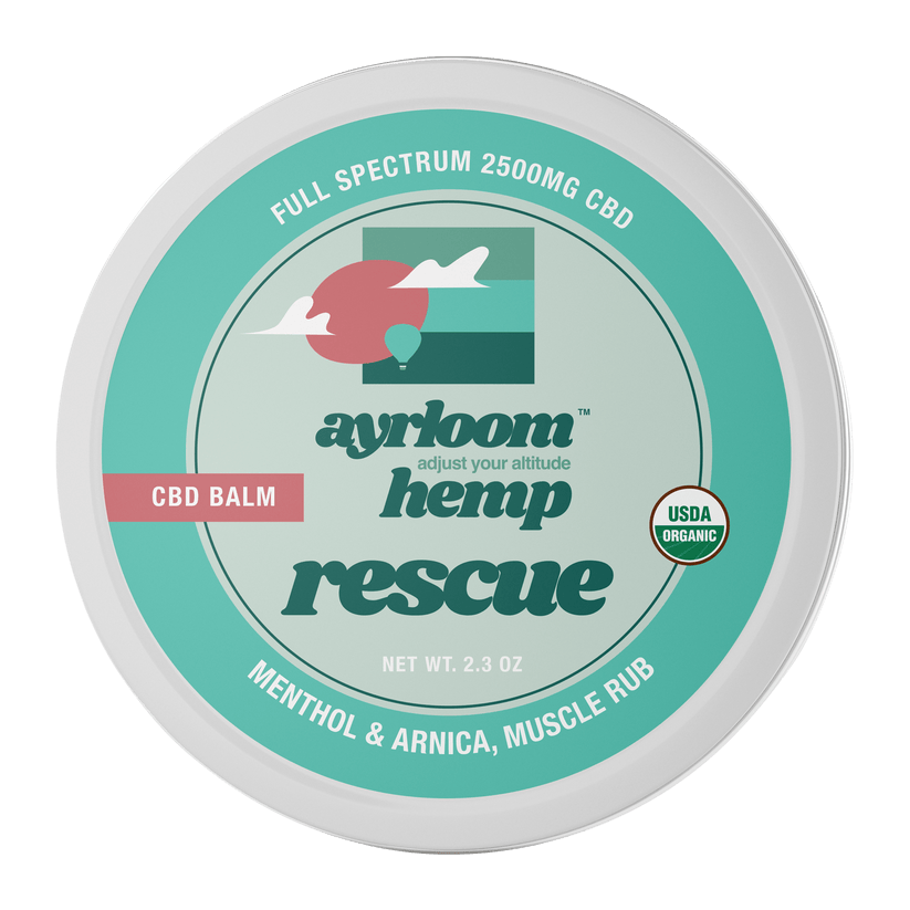Ayrloom | 1 000mg 1:1 THC:CBD Rescue Balm | 2.3oz