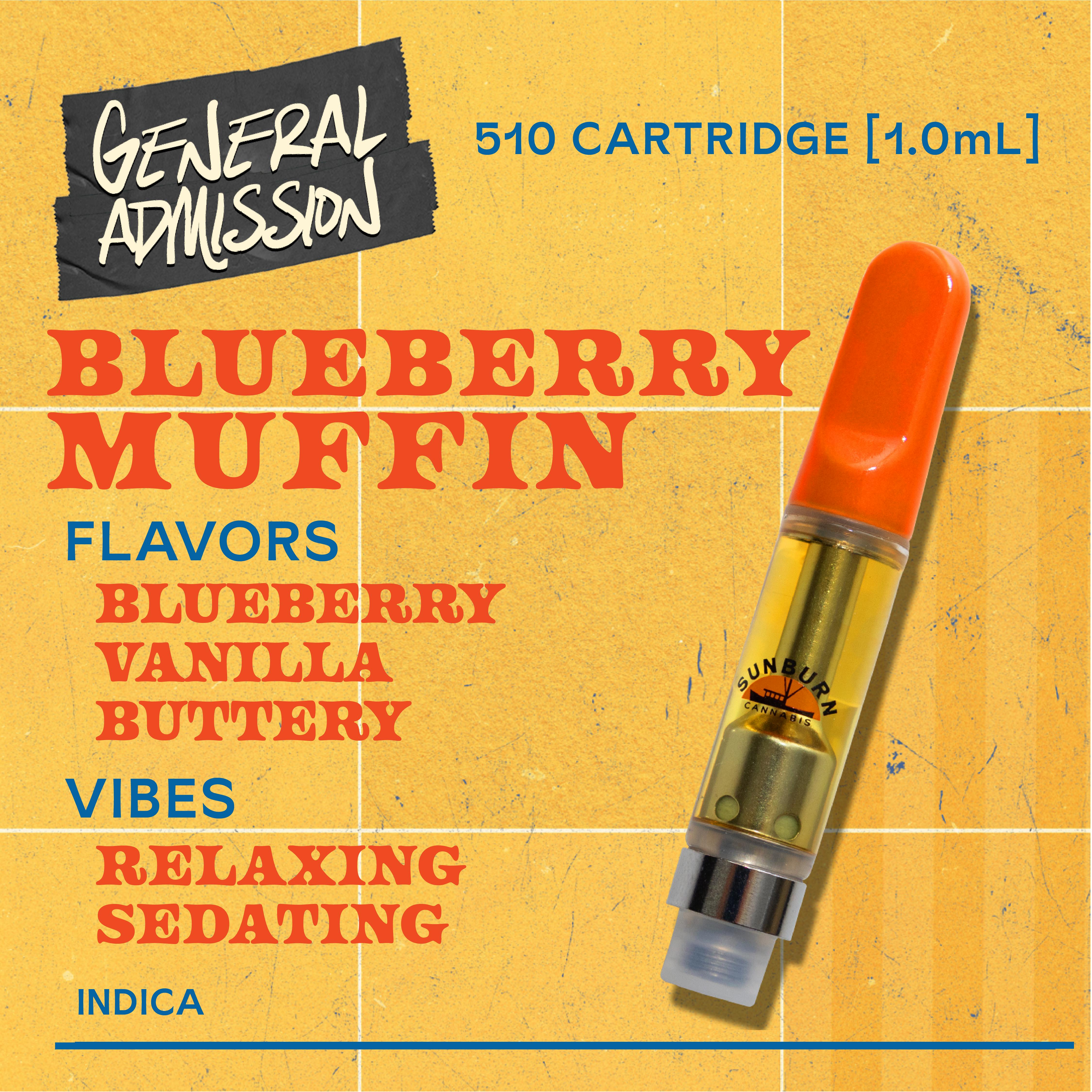 Blueberry Muffin 1g Cartridge - 