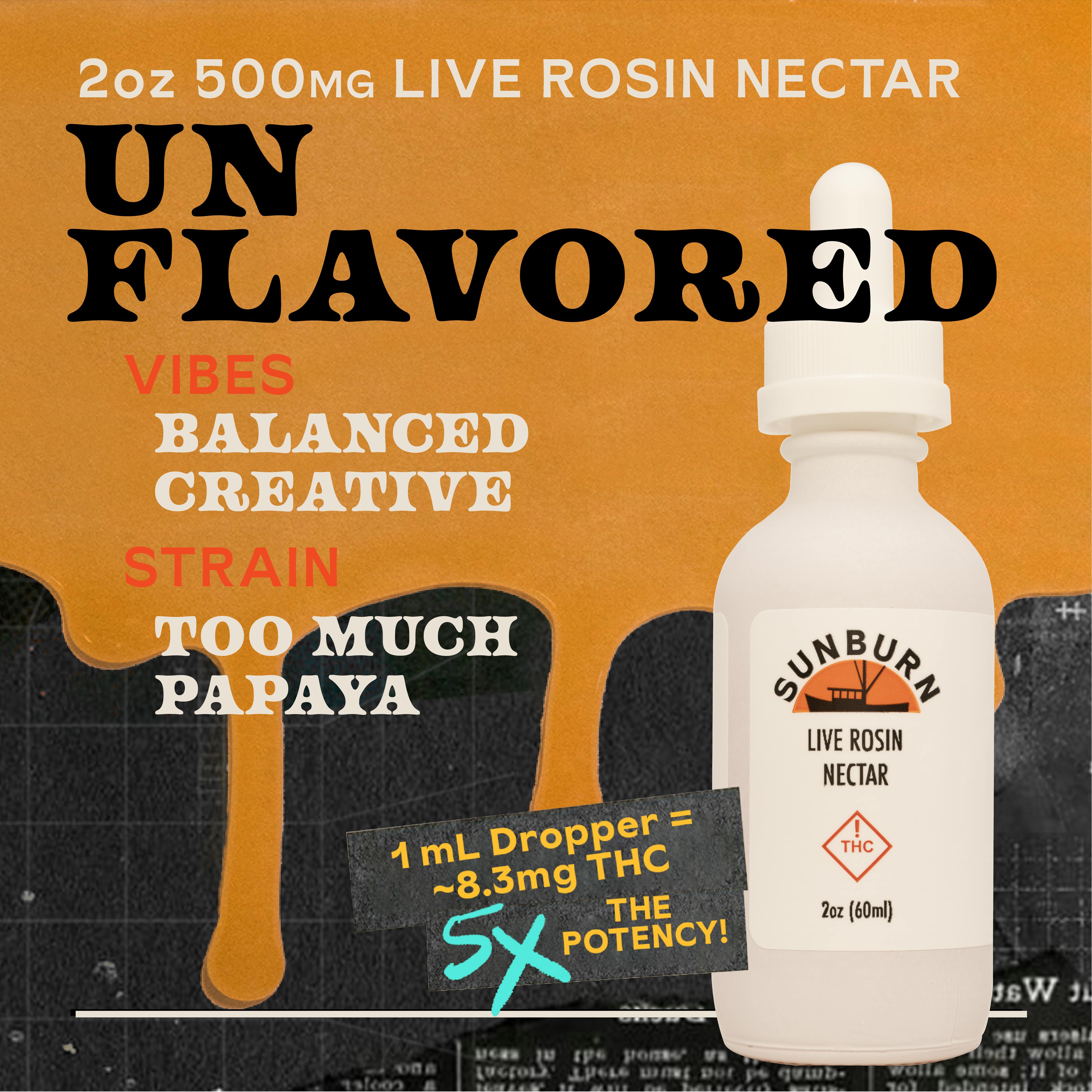 Nectar 500mg 2oz Unflavored Too Much Papaya - 