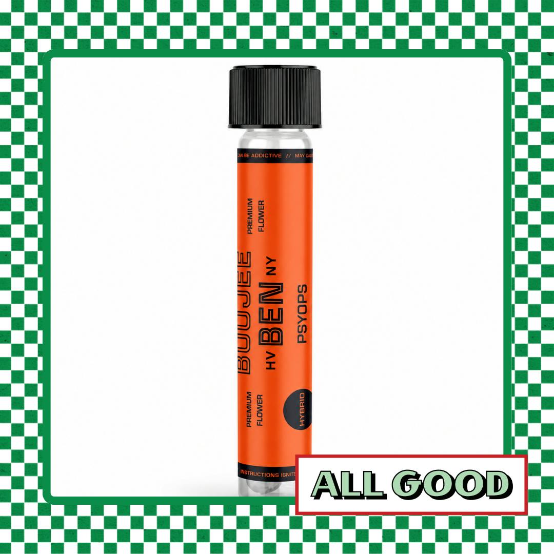 Boujee Ben | Psyops | Preroll | Hybrid | 1g