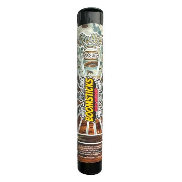 パキスタン  スモーキーNo1278 ROLLZ BOOMSTICKS Ice Cream Cookies | THCA Infused Pre-Roll - 1g
