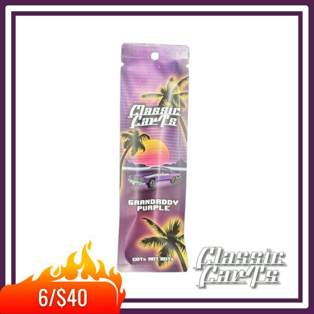 CLASSIC CARTS Grandaddy Purple | Vape Cart - 1g for Sale in Iron
