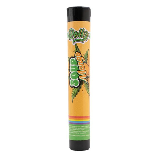 ROLLZ Sour Mango | Terpene Infused Pre-Roll - 1g for Sale in Iron