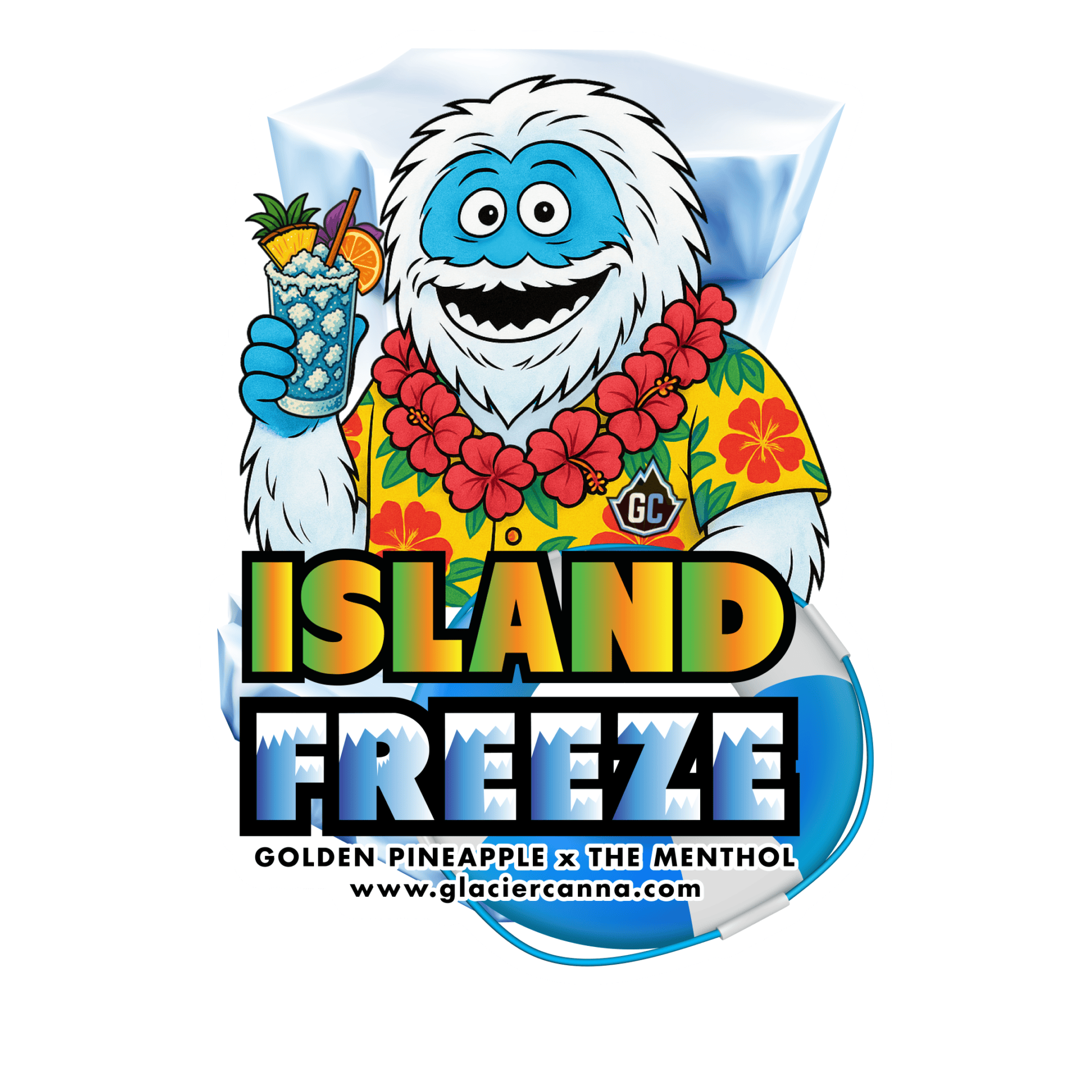 GLACIER CANNABIS Island Freeze | Yeti Select Flower - 3.5g for