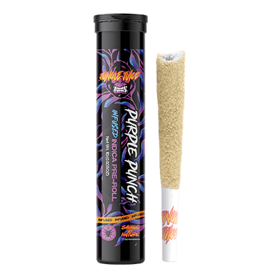 JUNGLE JUICE Purple Punch | Infused Tarantula Pre-Roll - 1g for