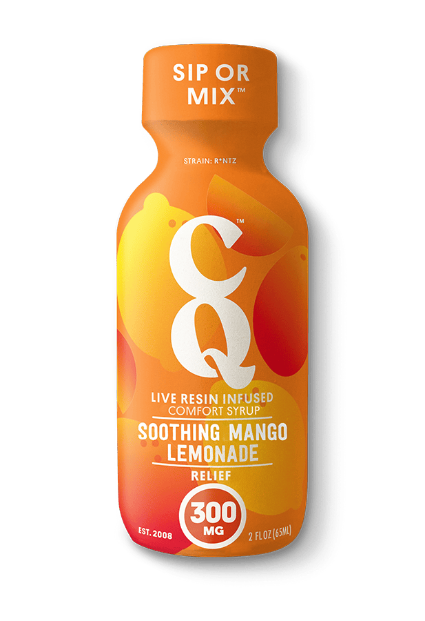 CQ Soothing Mango Lemonade | 2:1 THC:CBD Live Resin Syrup - 200mg
