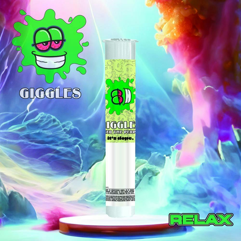 GIGGLES Bog Walker | Pre-Roll - 1g for Sale in Iron Mountain, MI