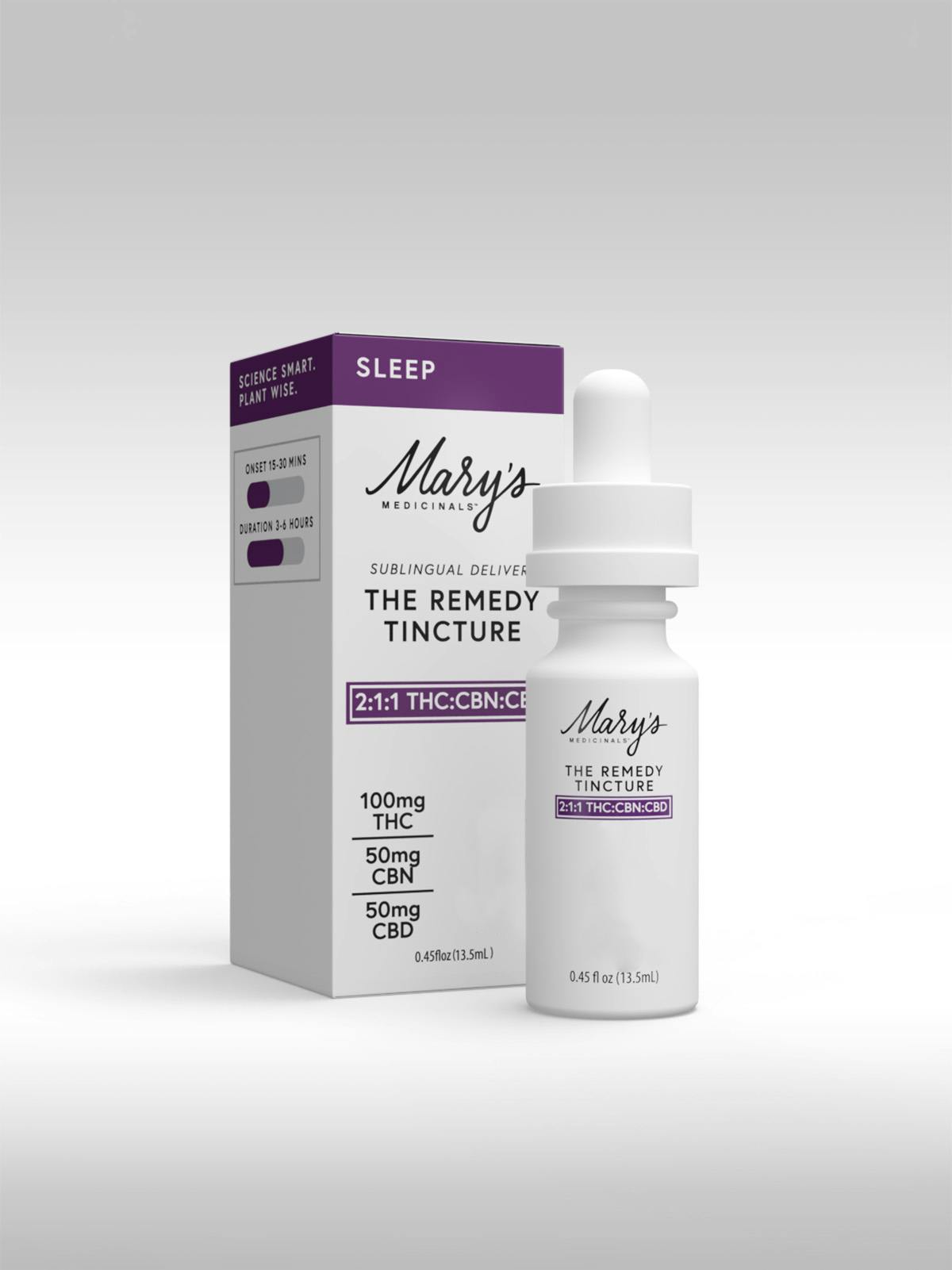 MARY'S MEDICINALS Remedy Oil Sleep 2:1:1 THC:CBD:CBN | Tincture