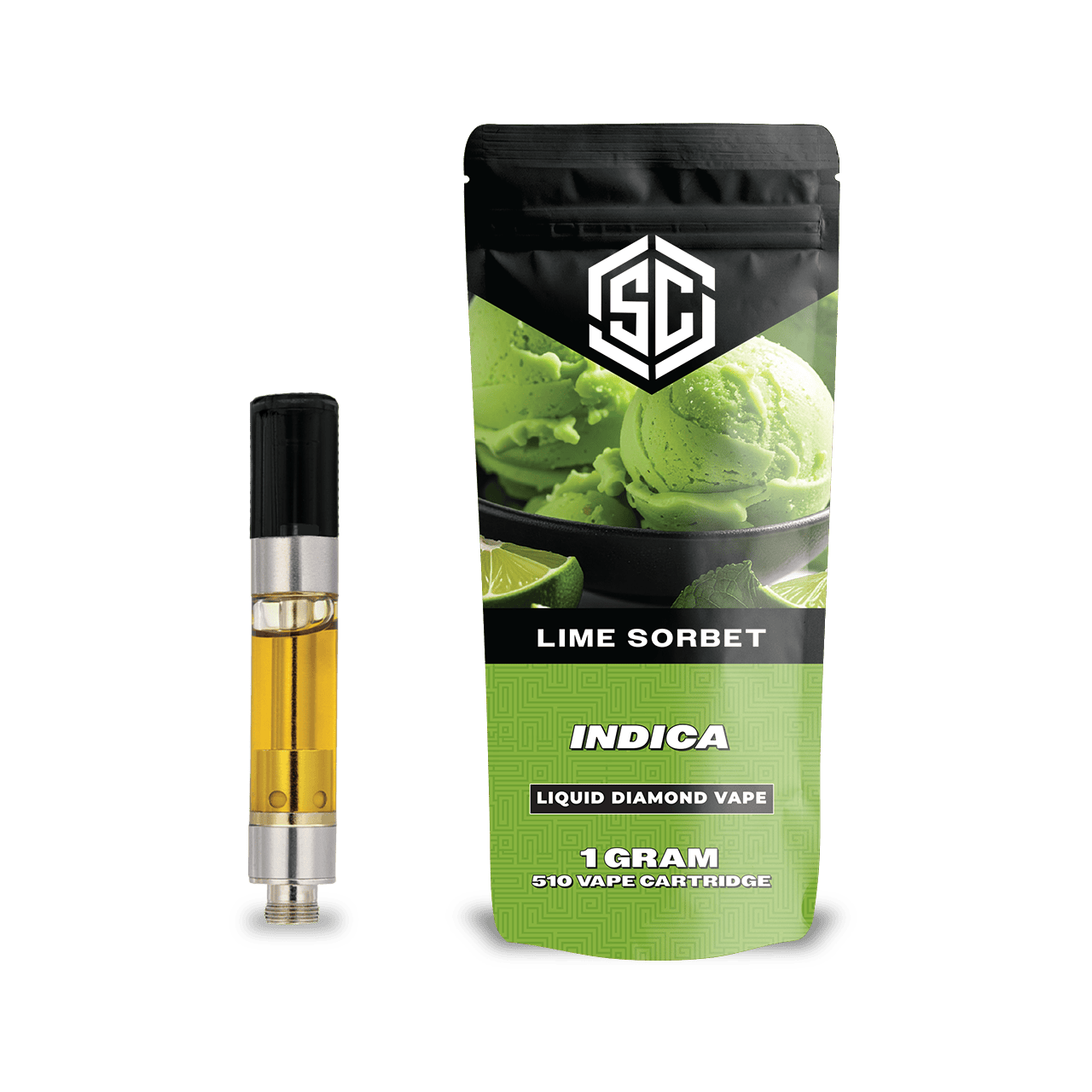 THE SC Lime Sorbet | Liquid Diamond Vape Cart - 1g for Sale in Iron  Mountain, MI
