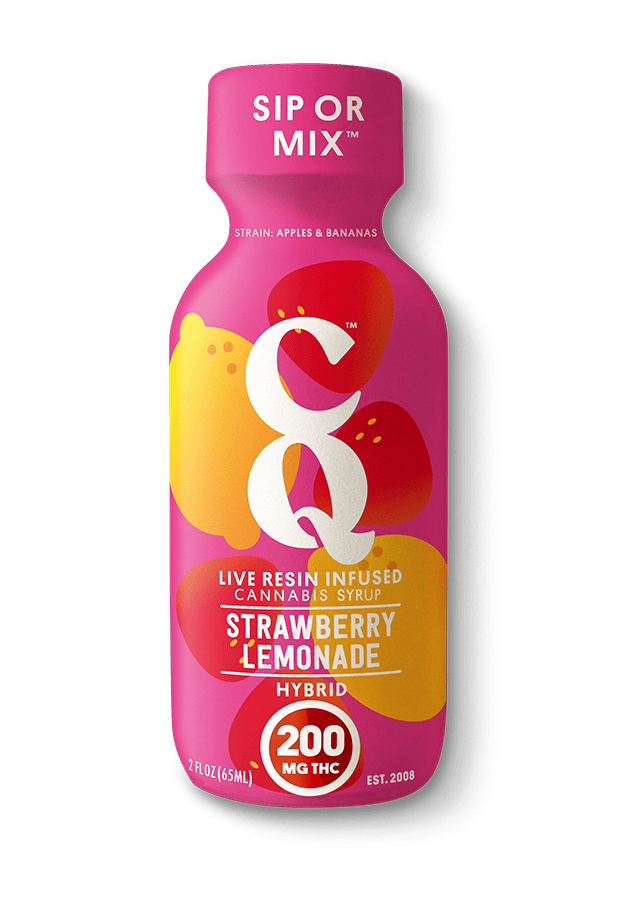 CQ Strawberry Lemonade | Live Resin Syrup - 200mg for Sale in Iron